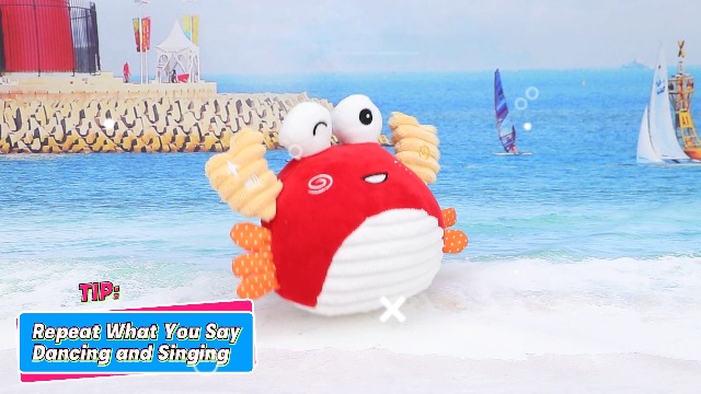 Crabe Qui Marche Jouet Bébé 6 Mois+ – Peluche Interactive Avec Musique, Danse – Éveil Sensoriel