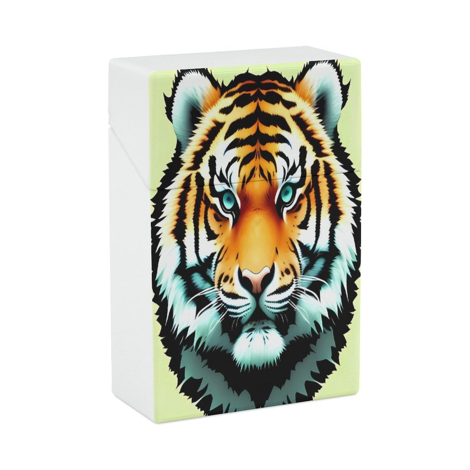 tiger cigarette case Suede Fabric SmokingJacket-Corrugated Board with Fabic Covering- 2 Sizes-Kings/Regular & 100's #bengals #clemsontigers Compact Plastic Cigarette Case, Year