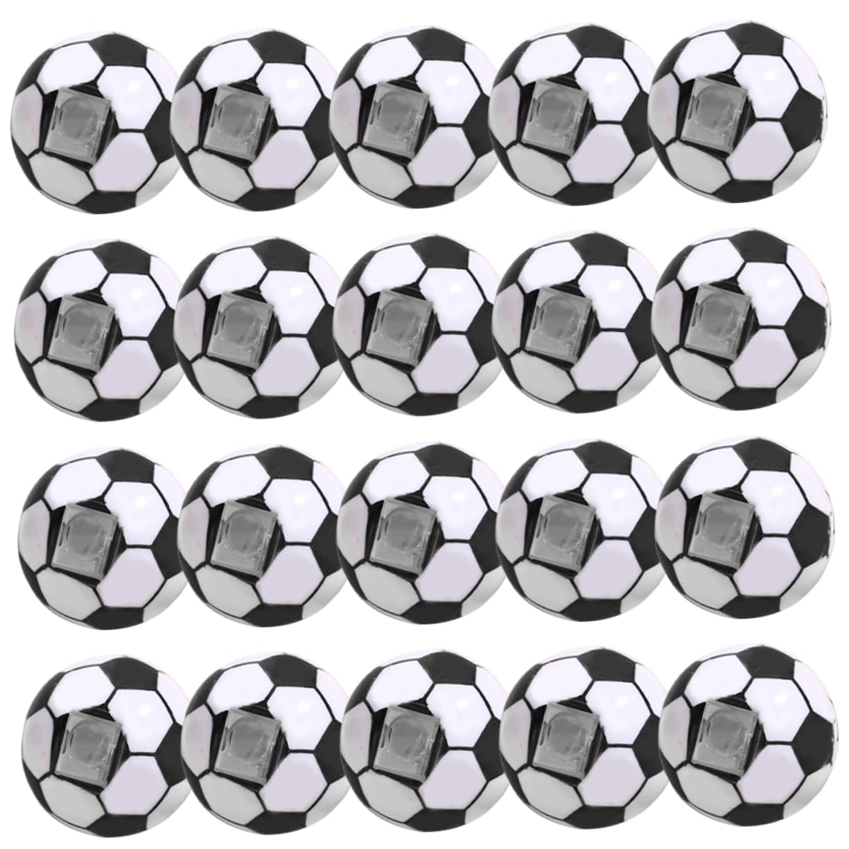Gadpiparty 4 Sätze Fußballförmige Handbleistiftspitzer Manuelle Bleistiftspitzer Für Praktische Geschenkidee Für Schule Und Büro Kompakte Für Studium 20 Stück * 4