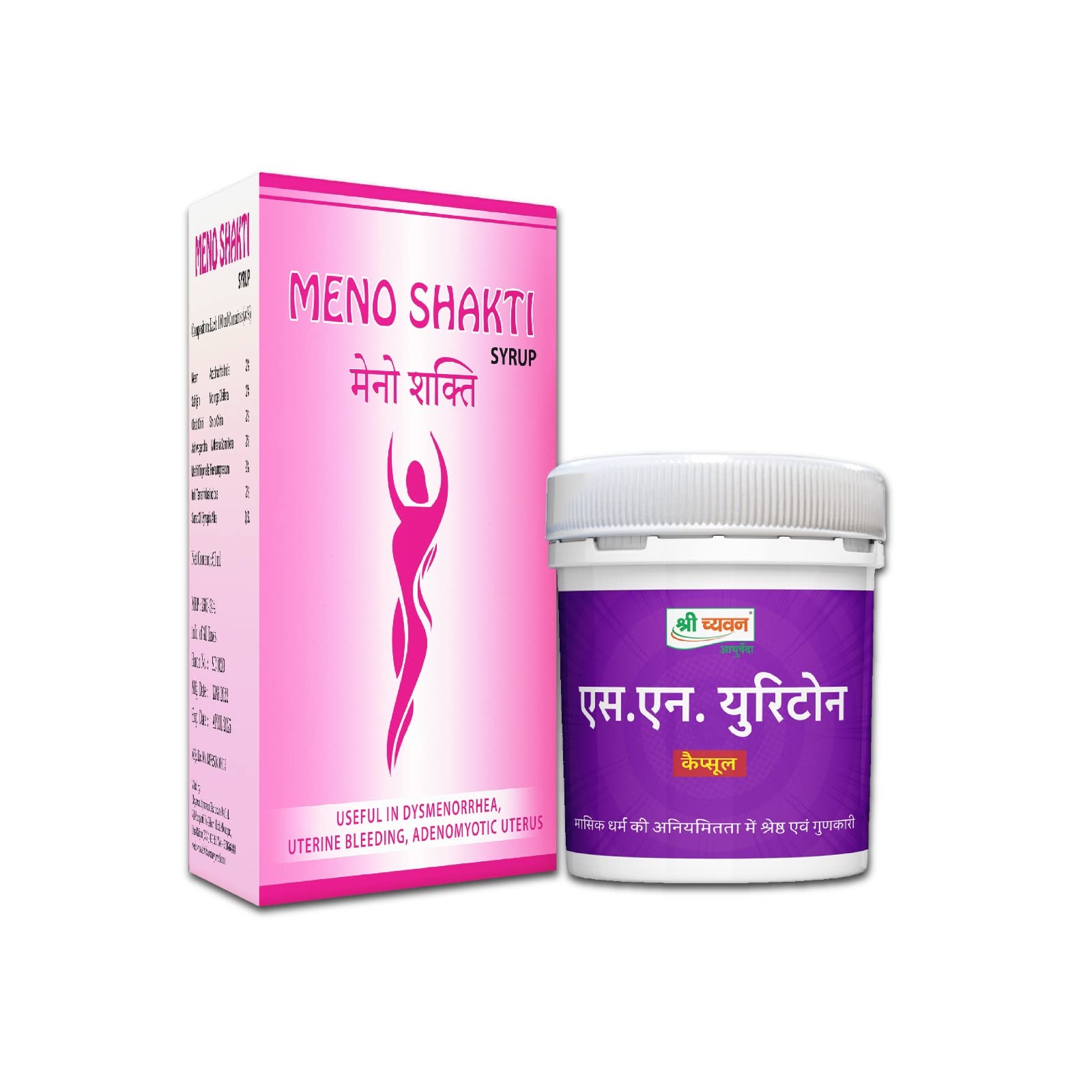 Shri Chyawan Ayurveda Women Care Pack - Regulates Hormonal Imbalance, Helps in Menopause, Reduces Night Sweat and Hot Flash