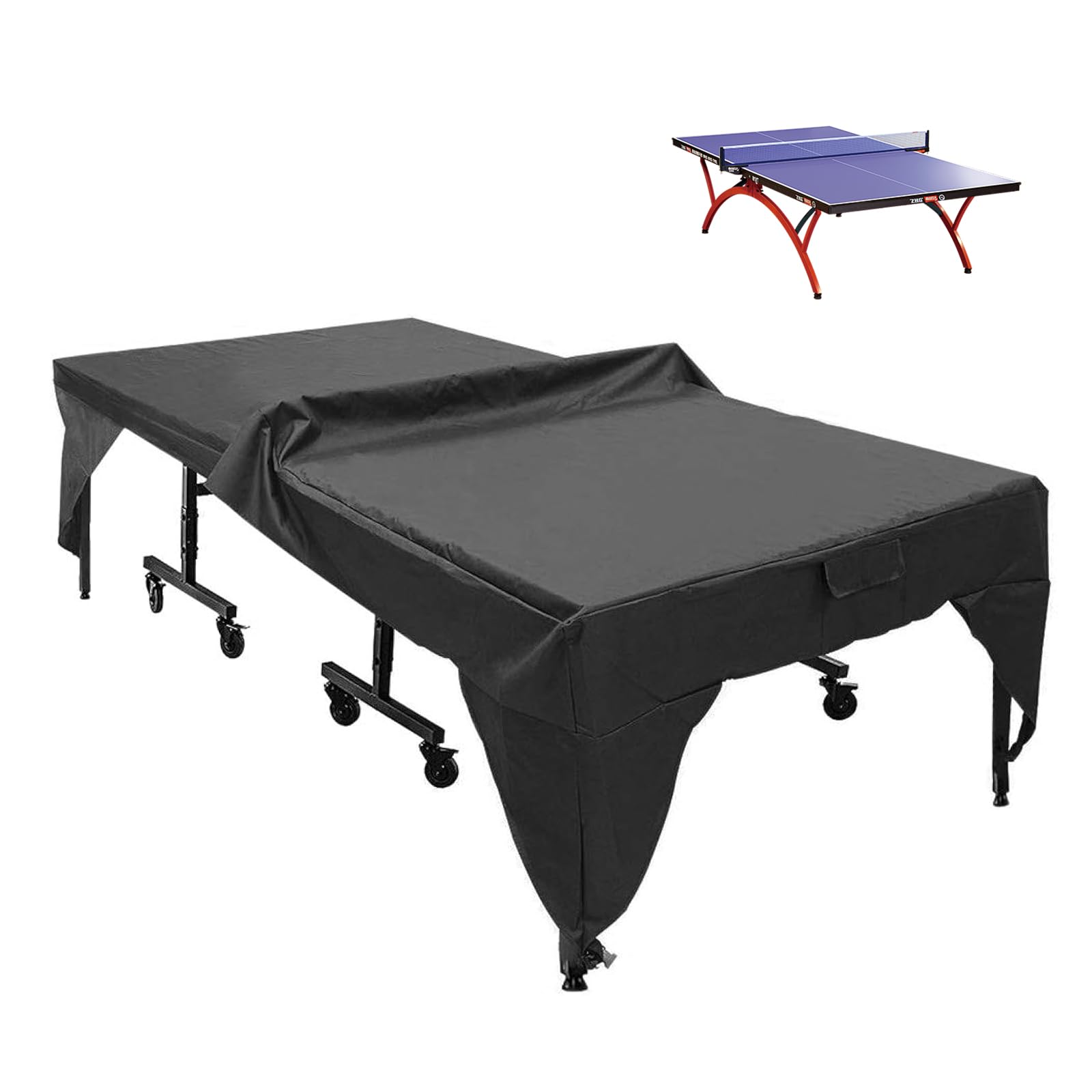 Telo da Tavolo, Copertura per Tavolo da Ping Pong, Impermeabile, Antipolvere, Tavolo da Ping Pong Per Interni Ed Esterni, 280x153x73cm