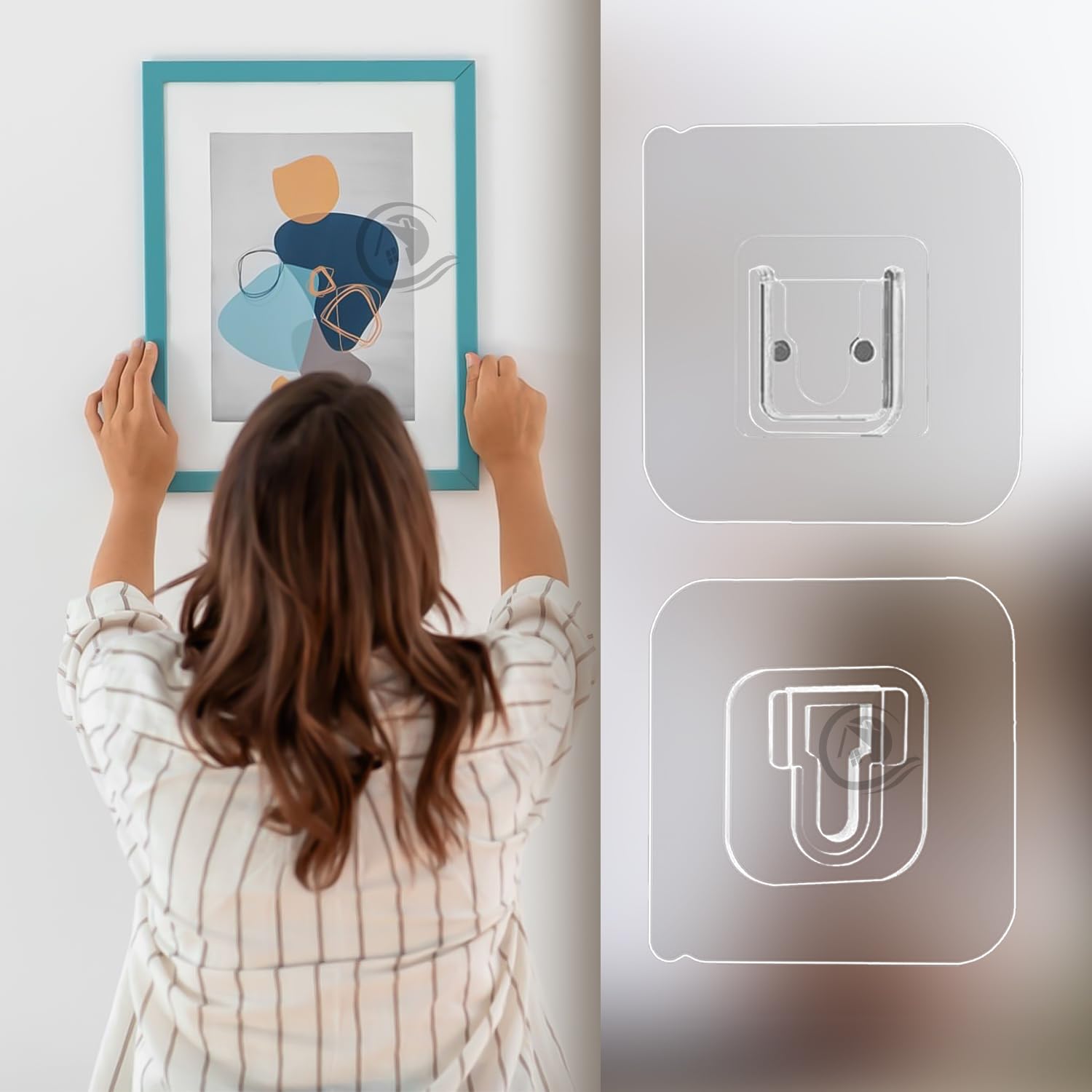 CANWAY® Pack of 4 Adhesive Heavy Duty Wall Double Sided Hook Waterproof Stick (B0C1KN2TBX) Amazon Price History, Amazon Price Tracker