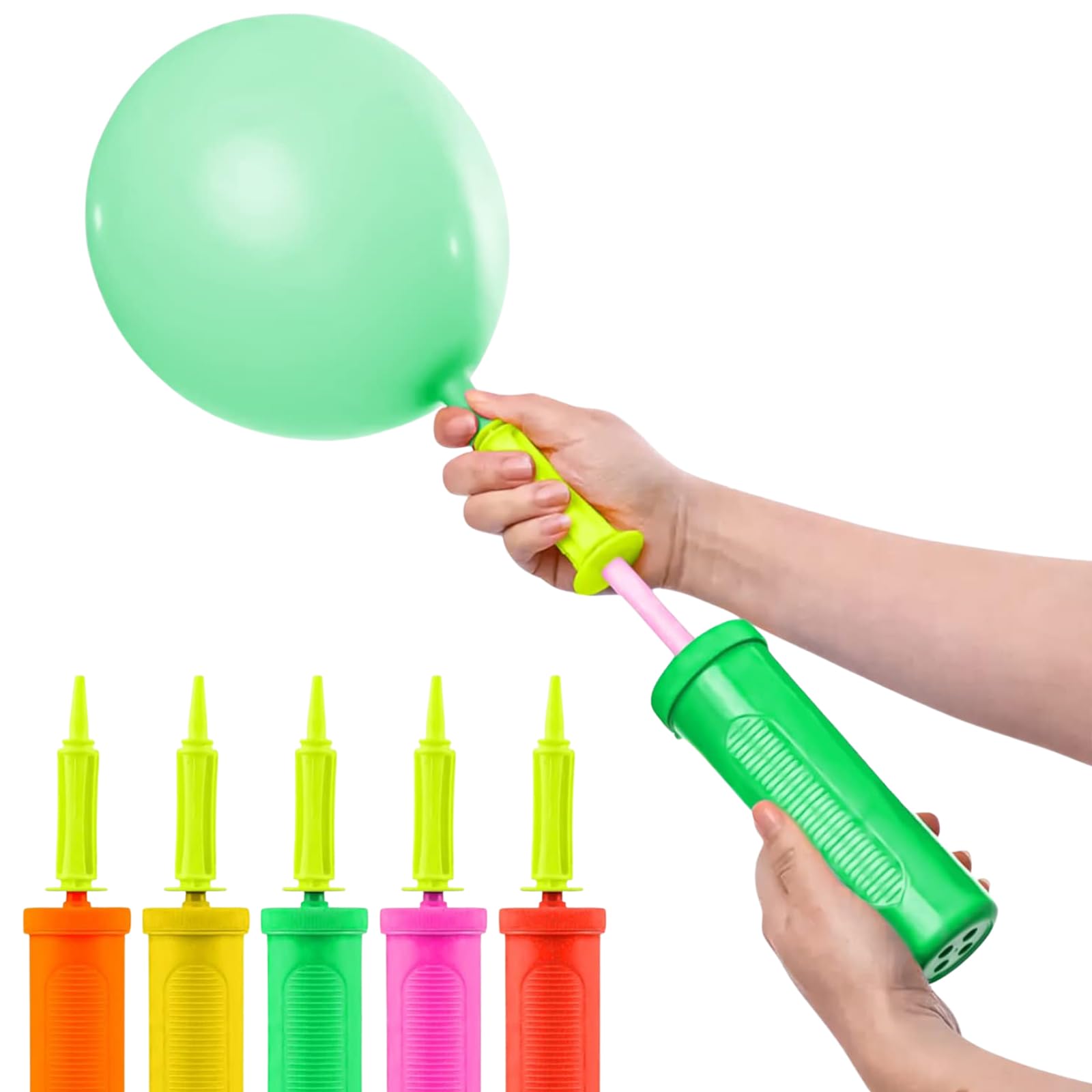 Balloon Pump Hand Manual Inflator Ball Pump for Balloon Arch Kit Confetti Balloon Party Balloons Garland Pump suitable for Fitness and Yoga Balls