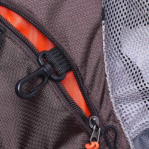 Image of Kylebooker Fly Fishing Vest Pack for Men and Women | Breathable Mesh, Multiple pockets, Adjustable Size, Lightweight, Backpack for Outdoor Trout Bass Fishing