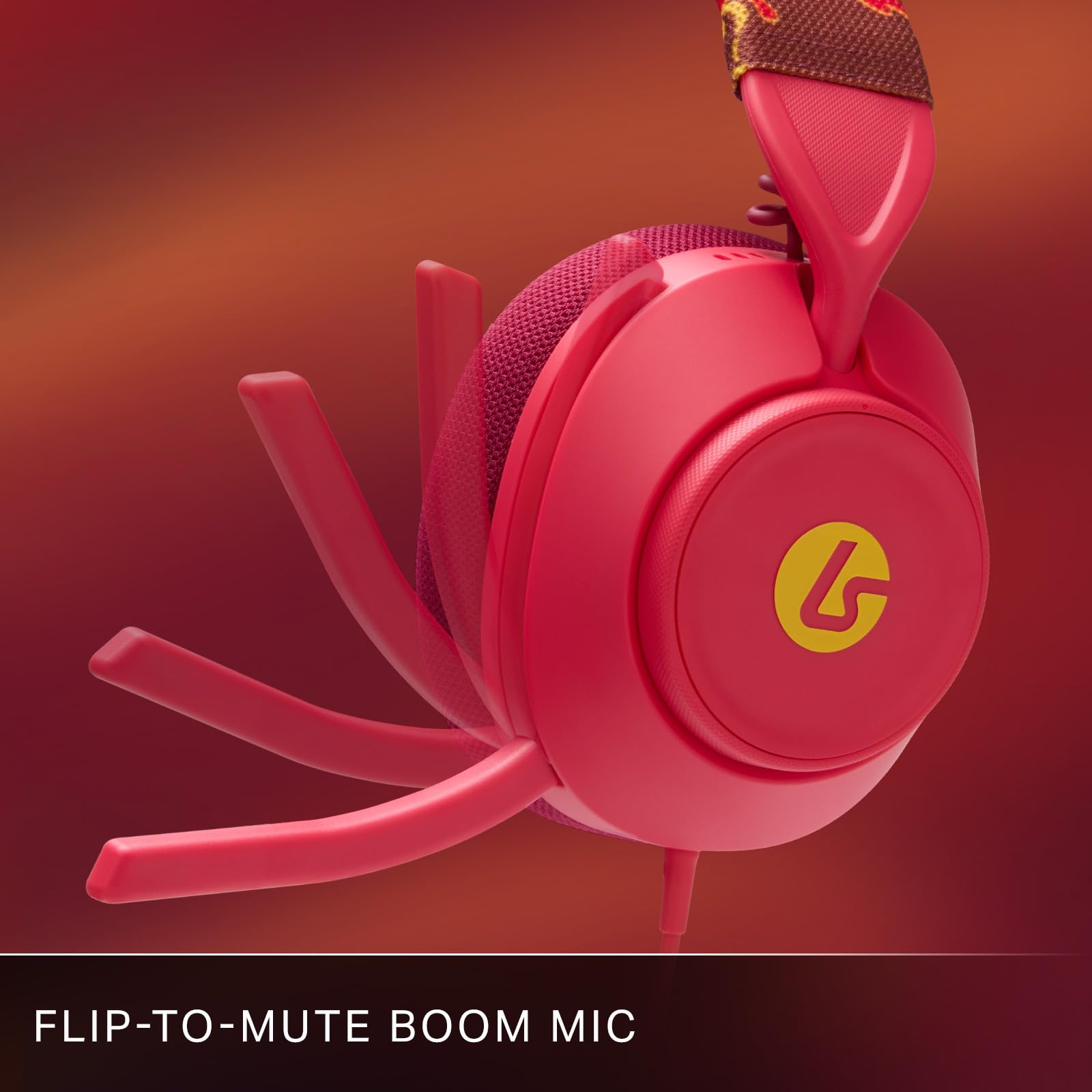 Cuffie da gioco cablate LucidSound LS10X Gen 2 per Xbox Series X|S - Incendio rosso, licenza ufficiale, comfort superiore, controlli audio rapidi, microfono flip-to-mute
