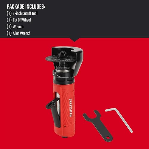 Miniatura 7 de Craftsman CMXPTSG1013NB Herramienta de corte de aire de 3 pulgadas, color rojo