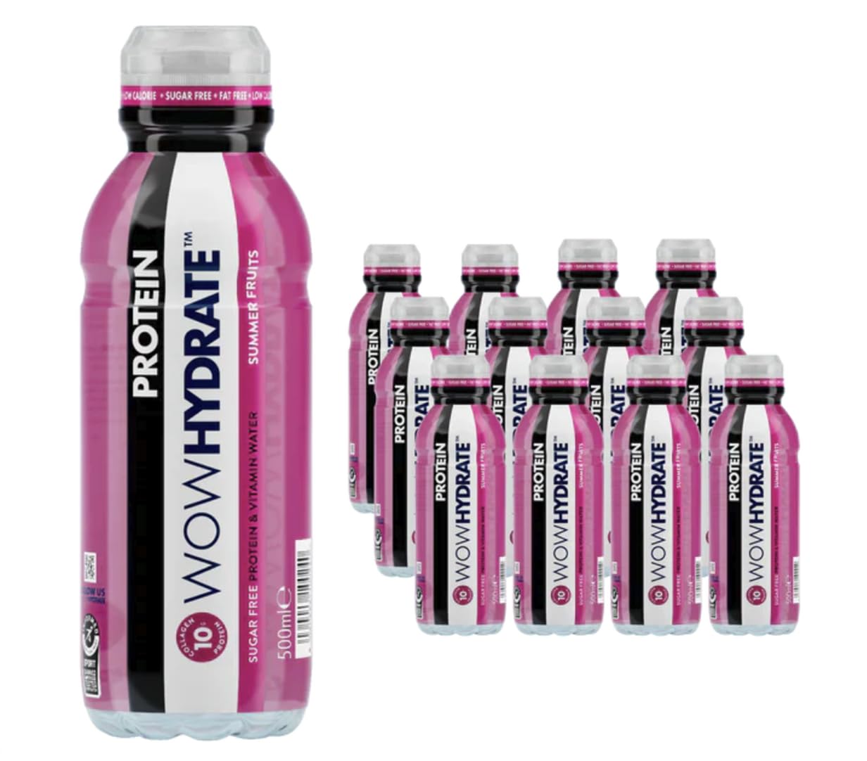 Protein Water 10g Summer Fruits 12X500ml