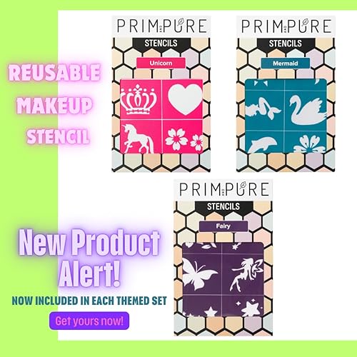 Miniatura 6 de Prim and Pure Juego de regalo mineral con espejo de unicornio, perfecto para fechas de juego y fiestas de cumpleaños, maquillaje de sombra de ojos