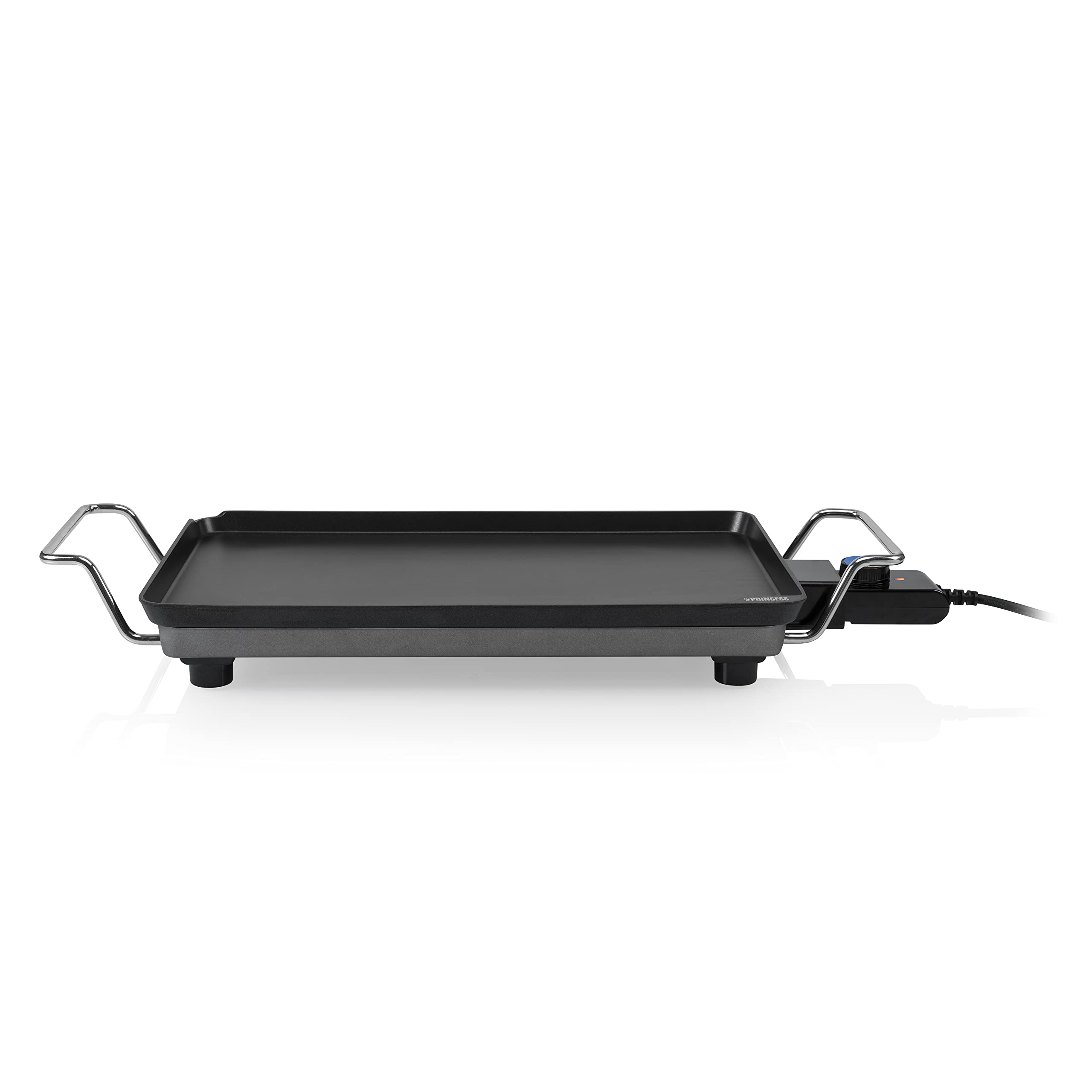 Plancha Princess Chef Pro Cla) Ssic Czarny – Odlew Aluminiowy – 4 Osoby – 46 X 26 Cm – 2000 W