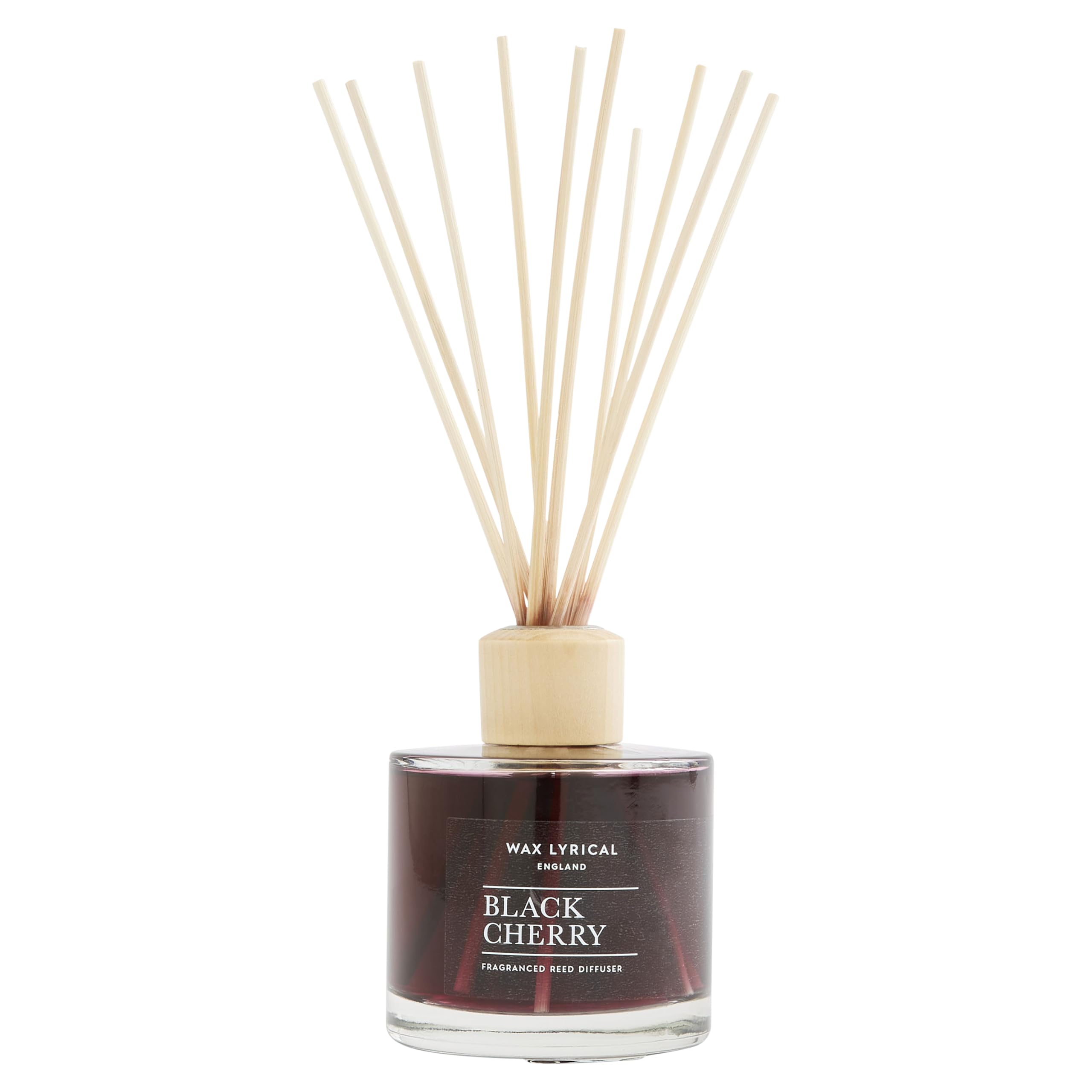 Wax Lyrical Clear Black Cherry Scented Reed Diffuser 200Ml