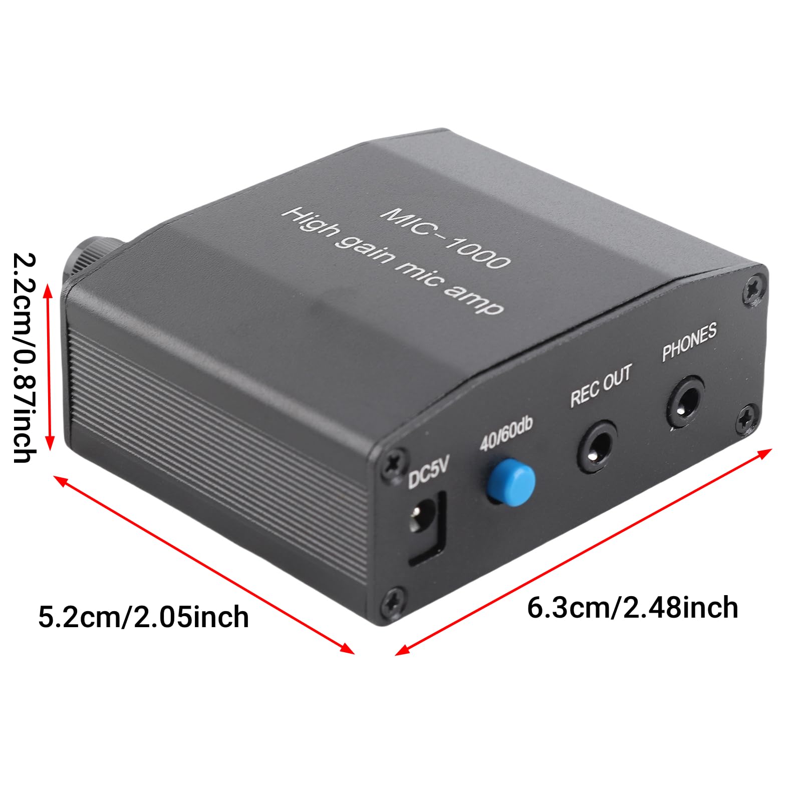 Amplificateur de Microphone Mic Préampli de Microphone Amplificateur Hautparleur Mélangeur Console Sonorisation pour Home Kit de Système D'amplificateur de Puissance
