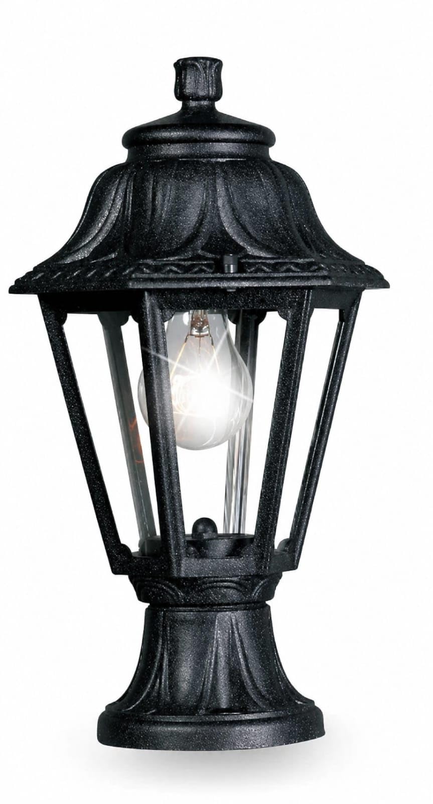 Fumagalli Mikrolot Anna, Black Body Clear Diffuser| E27 Post Top| Shockproof| UV Stabilized| Antirust & Anti Corrosive| Modular Design| Long-Life| IP55-picture-23