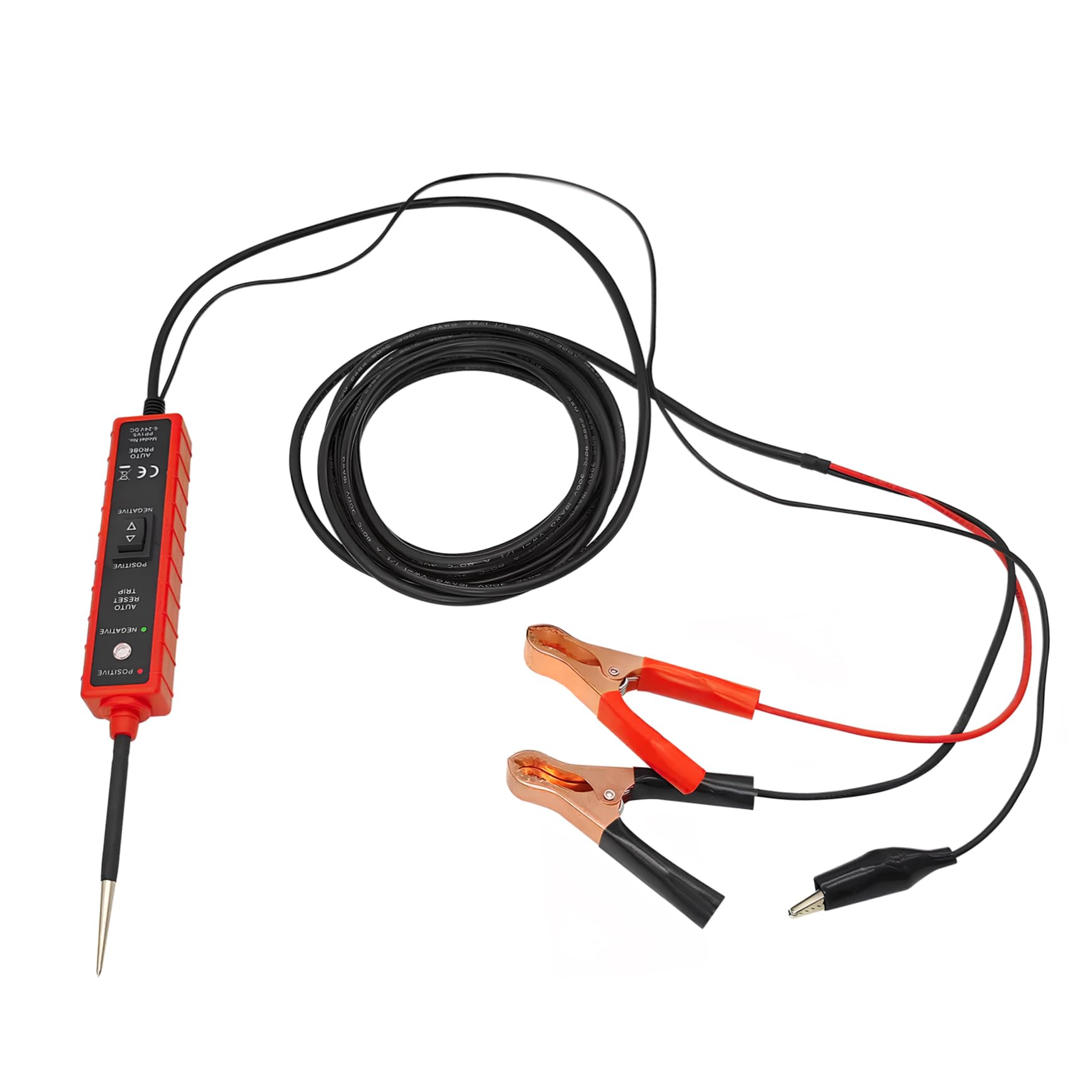 Tester Circuito Auto Em285 Zk-103 in Plastica e Metallo | Dc 6-24v, Rilevazione di Cortocircuiti e Circuiti Aperti, Strumento per Meccanici Esperti e Fai da Te