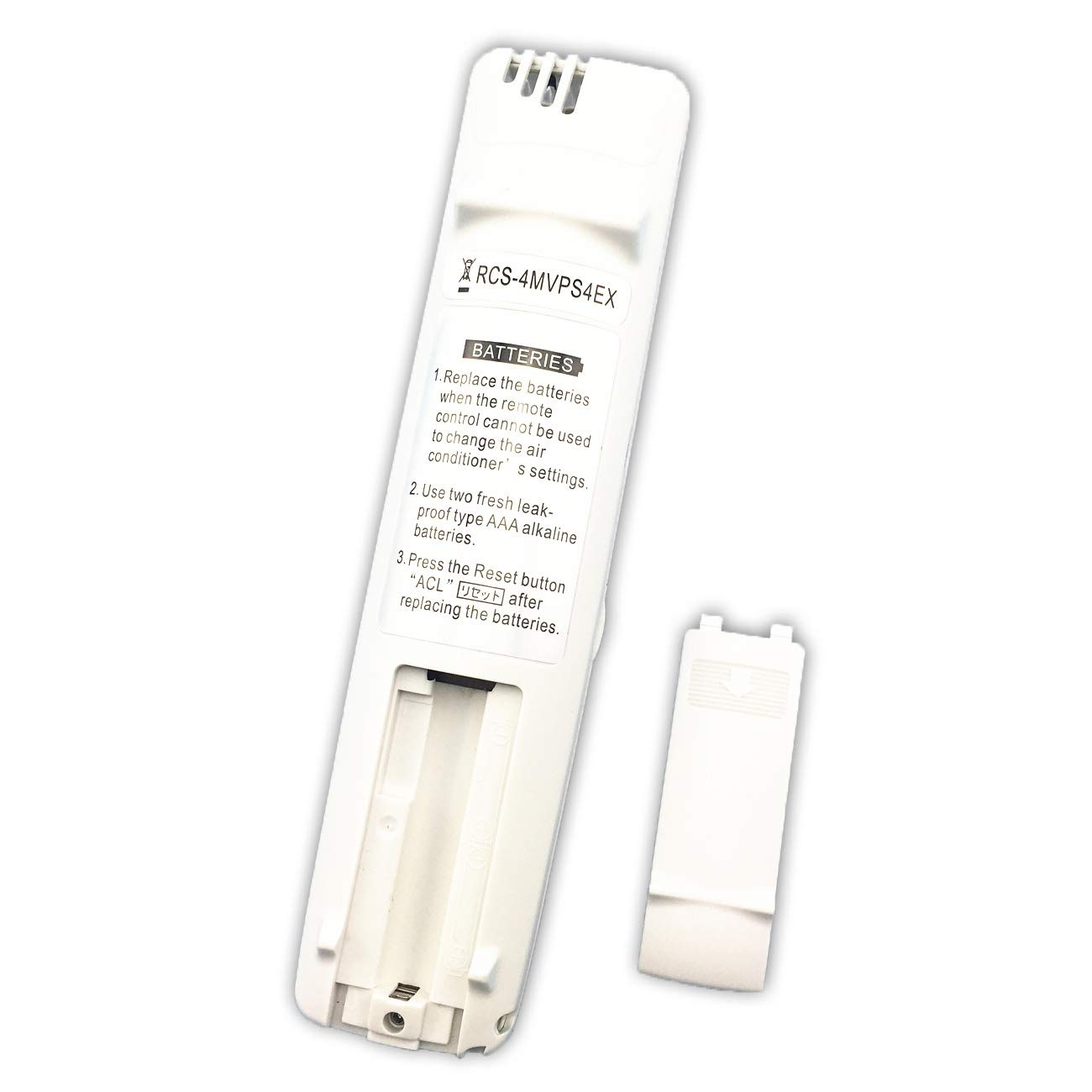 Calvas - Telecomando per condizionatore d'aria adatto per Sanyo Rcs-4mvps4ex