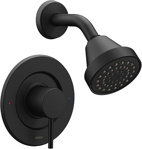 Vista 11 de Moen Align Oro Cepillado Posi-Temp Kit de Grifo de Ducha Moderno con Equilibrio de Presión y Rendimiento Ecológico, Válvula Requerida, T2192EPBG