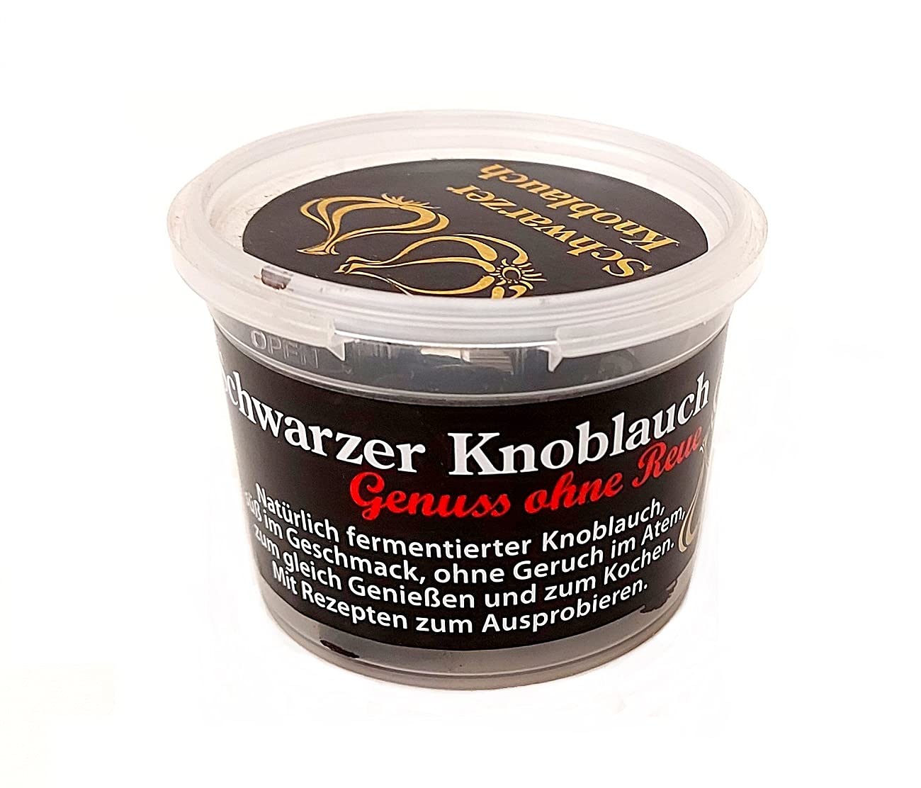 Schwarzer Knoblauch geschält natürlich fermentierter Knoblauch 100 G