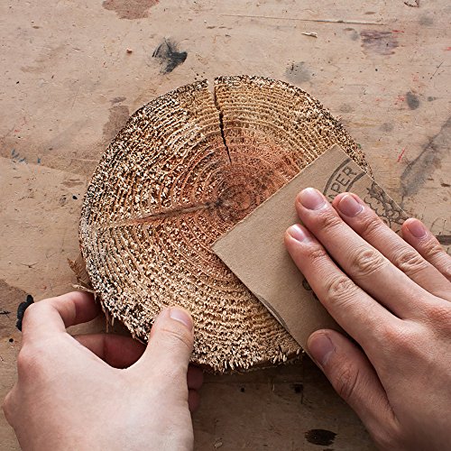 角利(KAKURI) 紙ヤスリ セット 12枚入(#80) 93x230mm 木材 金属 ペンキ サビ バリ取り 汚れ落とし 荒磨き 下地磨き 仕上げ磨き やすり ペーパー サンダー 削る 18170003 4枚目