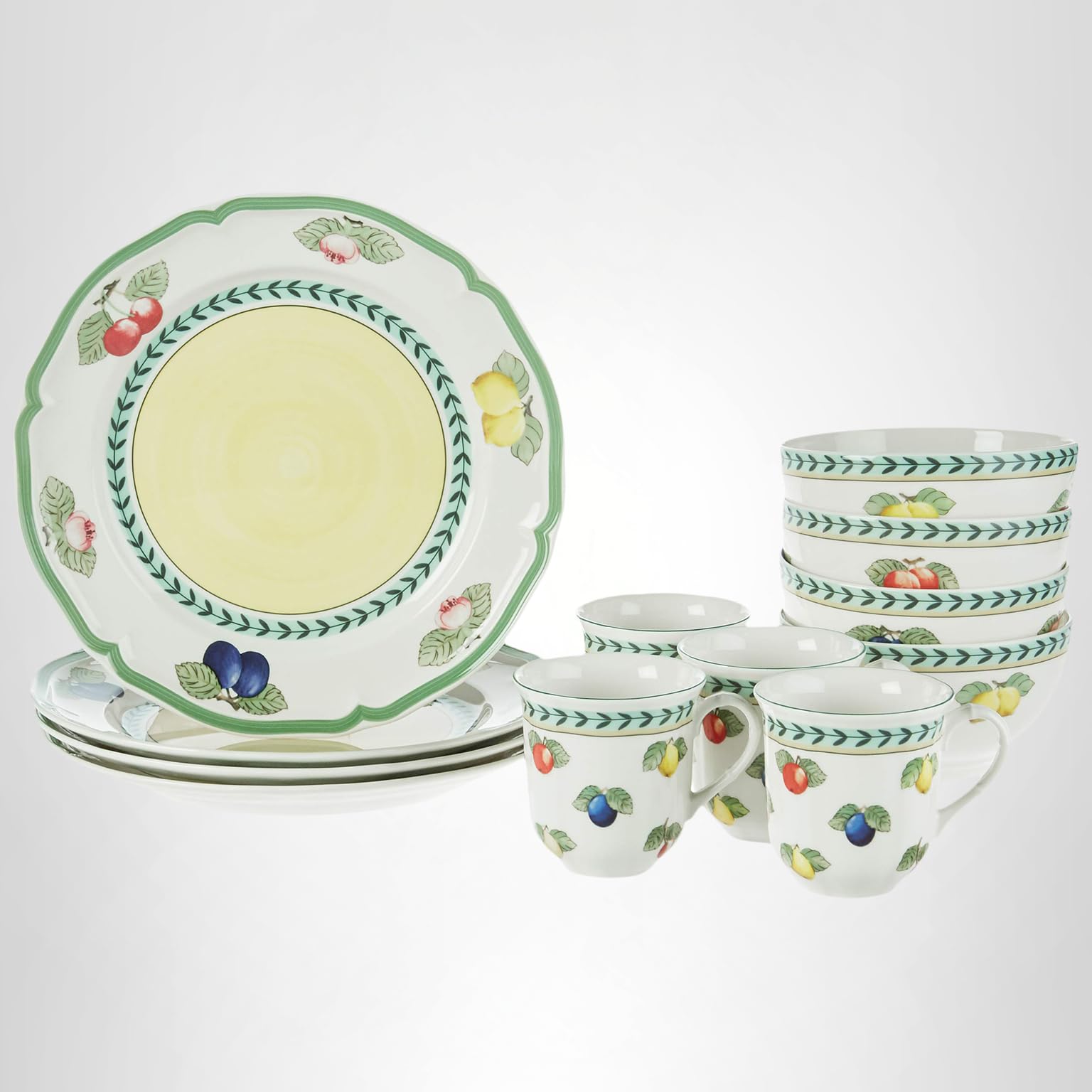 Amazon.com: Villeroy & Boch French Garden 12-Piece Dinnerware Set