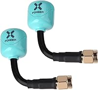 Vista 4 de 2pcs FPV Antena Foxeer Lollipop 4 Plus 2.6dBi 5.8GHz RHCP TX RX para FPV Racing Drone (RP-SMA)