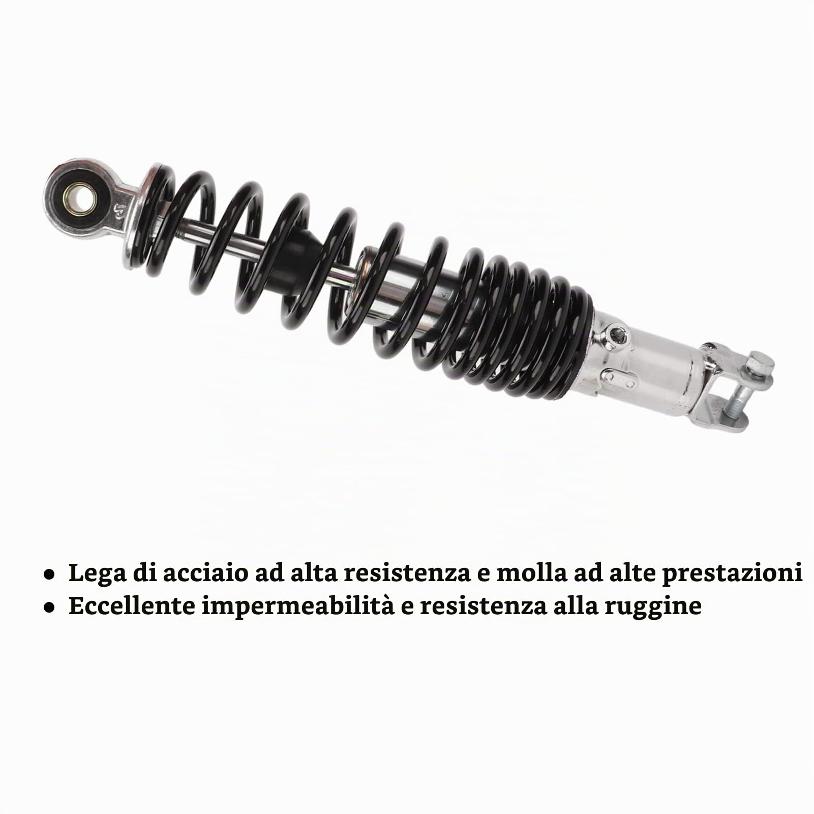 Ammortizzatore Posteriore Accessori Scooter 300MM 3000LB per JOG 100 Nero Moto
