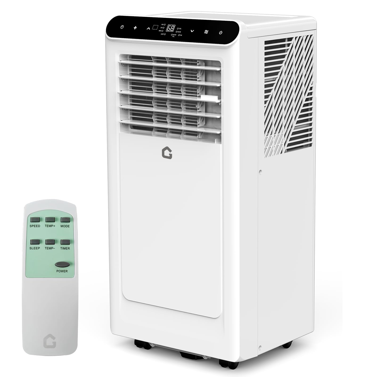 GarveeHome Portable Air Conditioners 8000 BTU Efficient 3 in-1 Portable AC Unit with Sleep Mode Dehumidifier Remote Control