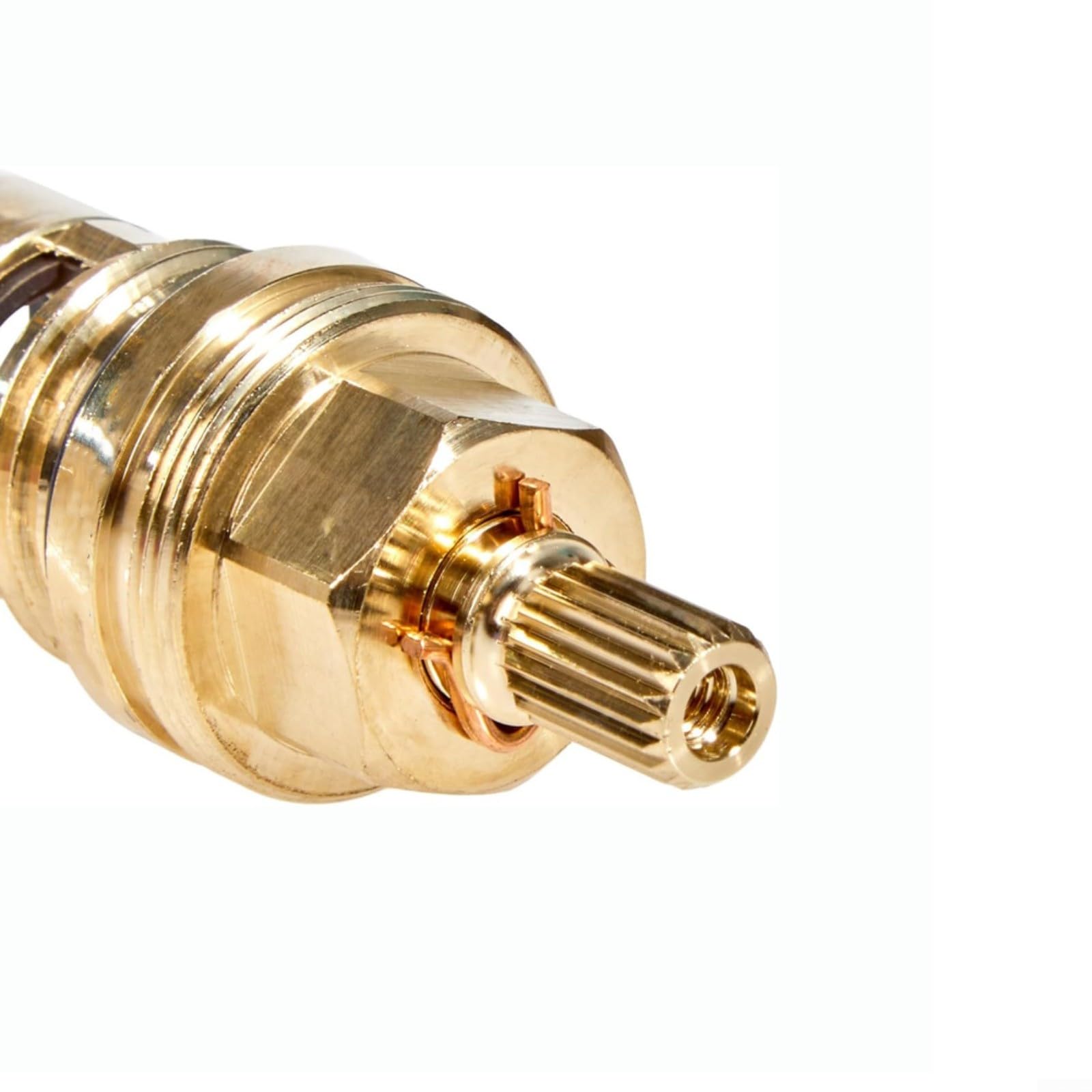 Cartucho termostático 45346000 de latón para grifo de ducha, control preciso de la temperatura para evitar fluctuaciones en la ducha, fácil instalación DIY