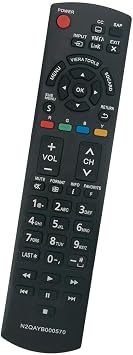 New N2QAYB000570 Replace Remote Control for Panasonic TV TC-P60S30UA TC-P60S30 TC-P50S30