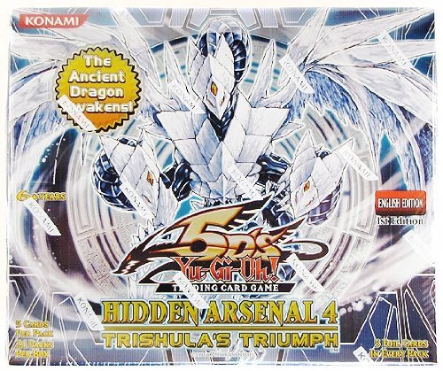 Amazon.com: YuGiOh 5Ds Hidden Arsenal 4 Trishulas Triumph Booster