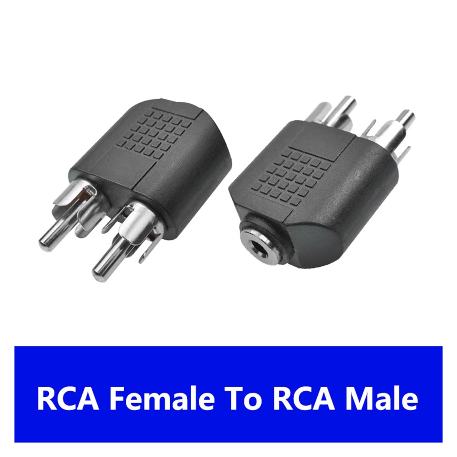 GUYTRM 5/20 pezzi Adattatore convertitore da jack stereo femmina da 3,5 mm a 2 jack maschio RCA lingli(100PCS)