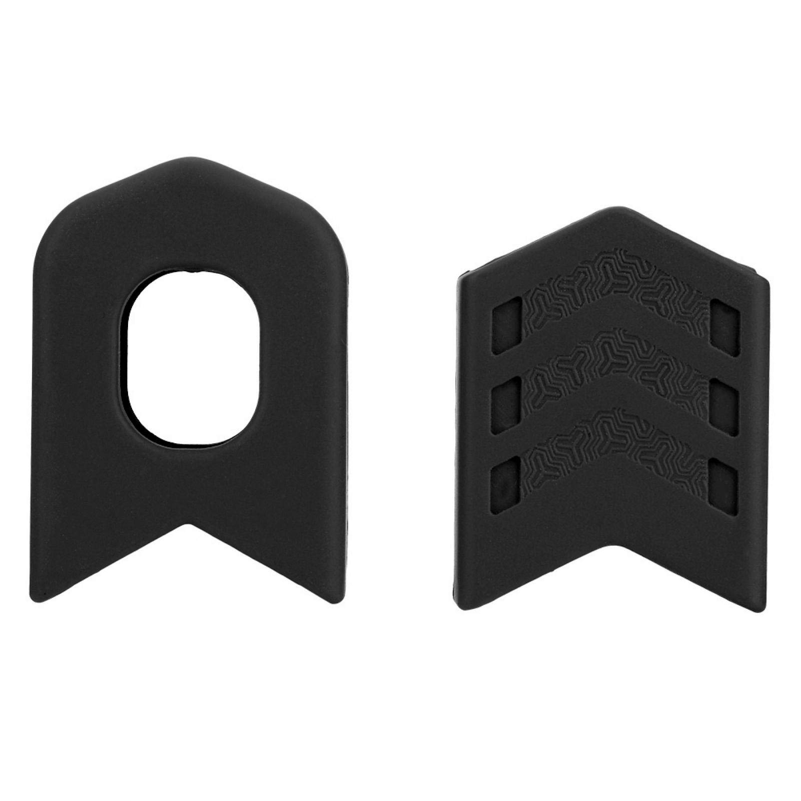 Fundas para Platos y Bielas de Bicicleta, Protector de Silicona para Manivela, Negro, 1 Par
