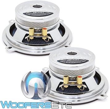 Audiobahn ABC525T 5.25 120W RMS 2-Way Component Speakers System