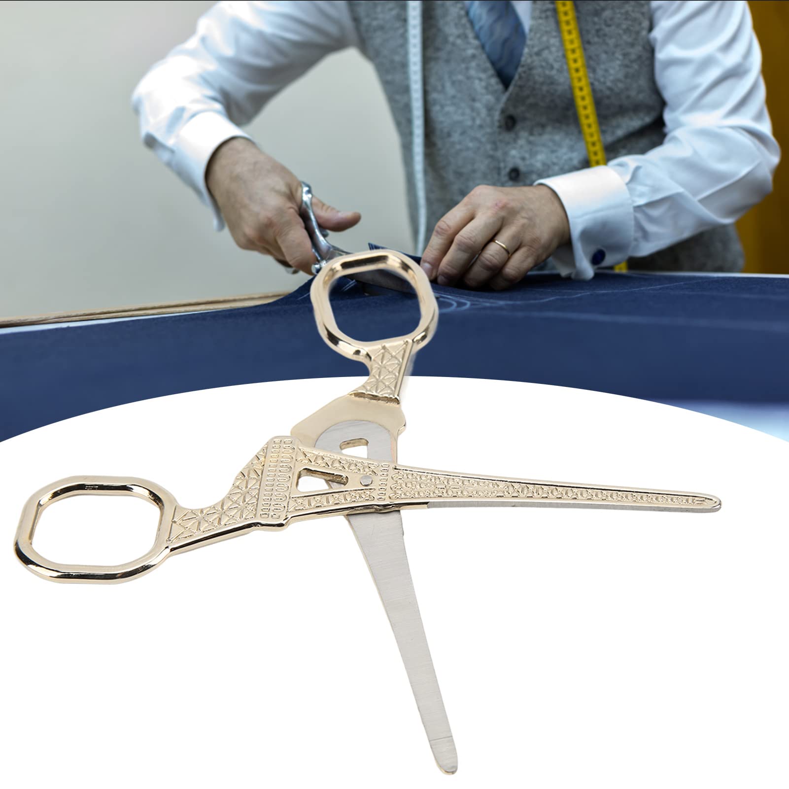 Ciseaux D'artisanat En Acier Inoxydable Pointus Large Application Broderie Vintage Couture Fil 96721764