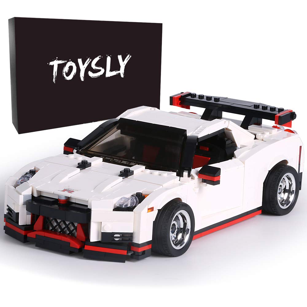 TOYSLY Mini Sports Car GTRS MOC Building Blocks and Construction Toy, Adult Collectible Model Cars Set to Build, 1:14 Scale Race Car Model (1024 Pcs)