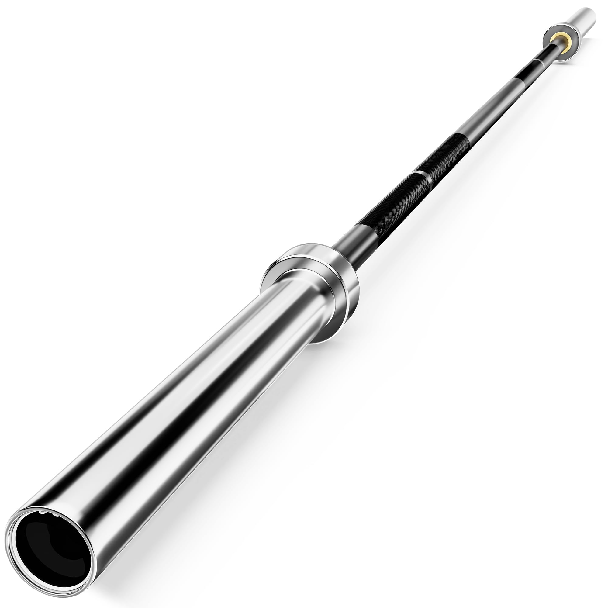 Holleyweb Olympic Barbell Bar 2 Inch EZ Curl Bar for Biceps Olympic Bar for Squats Weightlifting Powerlifting Strength Training Bar for Home Gym Olympic Curl Bar Standard Olympic Bar for Bench Press
