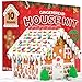 Gingerbread Winter Castle - Includes Gingerbread House Panels Unassembled, Icing, Fondant, Candies, 4 Candy Cups