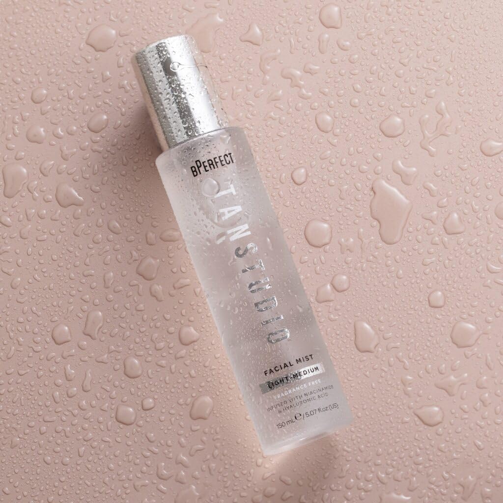 BPerfect Tan Studio, Facial Tanning Mist, Hydrating Gradual Face Tanner with Hyaluronic Acid & Niacinamide - Image 4