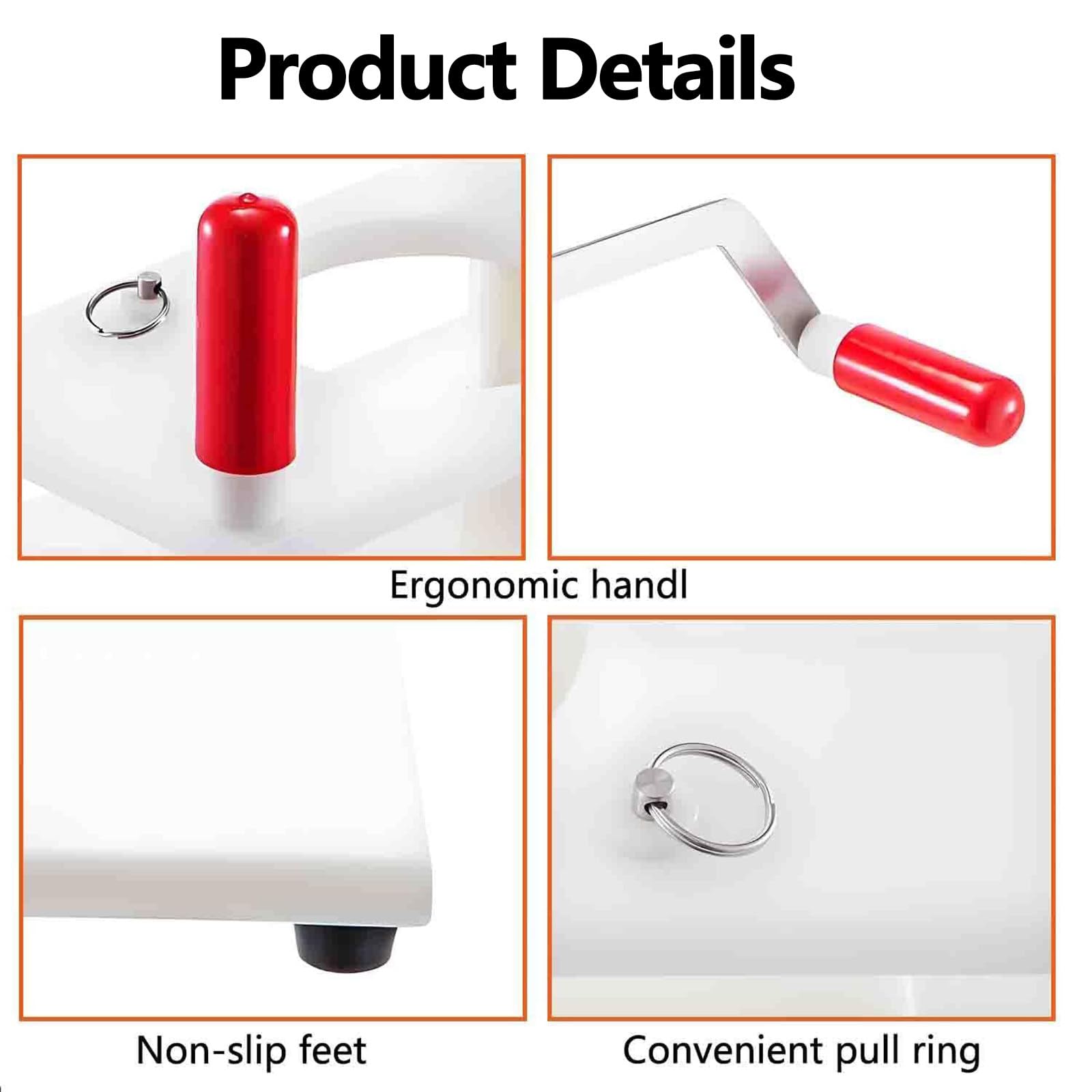 Stampo per hamburger e tortine, 110 mm, con attacco in acciaio inox, per hamburger e ristoranti, ideale per polpette dalla forma perfetta