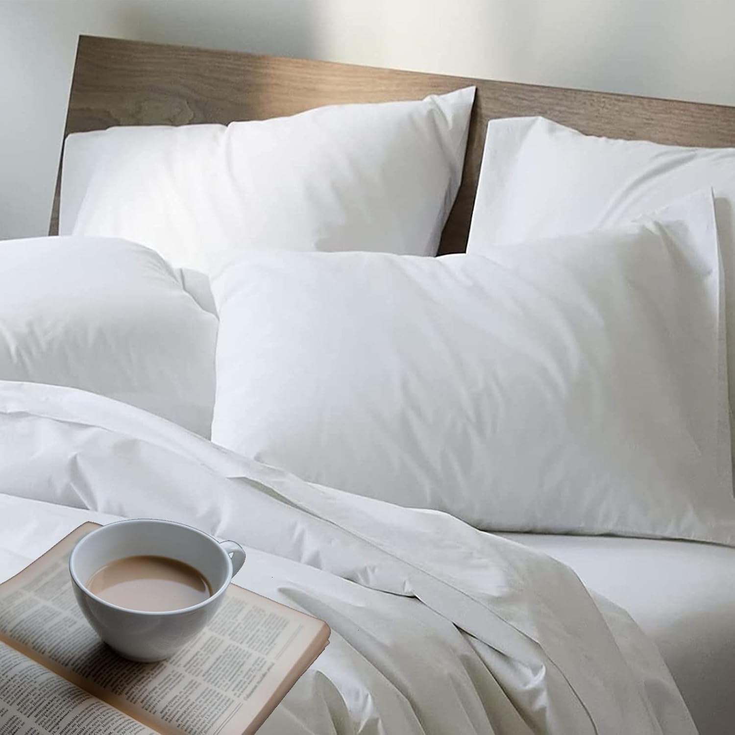 Ultra Soft 1800 Thread Count Microfiber Queen Pillowcases (4 Pack)