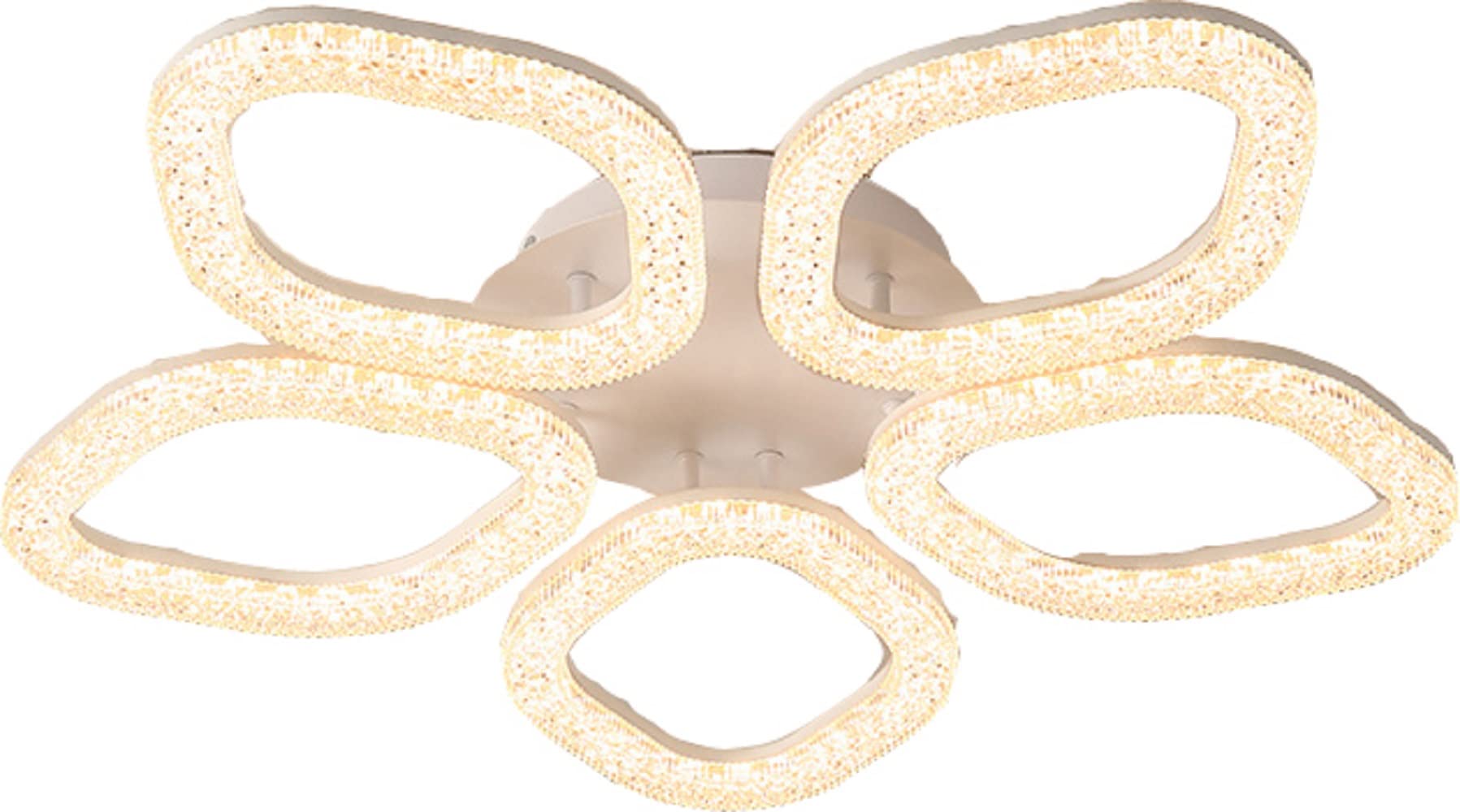 LED Deckenlampe XL5 Deckenleuchte Lampe mit Fernbedienung Lichtfarbe Farbton einstellbar dimmbar durchsichtiger Acryl Schirm A+ LED Deckenleuchte Lampen Leuchte Wohnzimmerleuchte