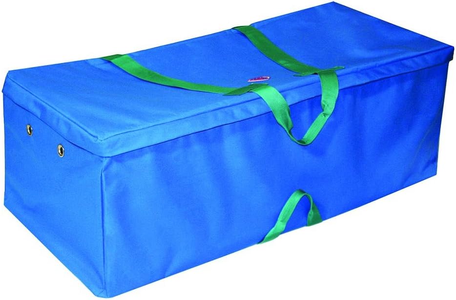 Derby Originals Hay Bale Bag Large 600D Waterproof with Leaf & Basket Hand Tooled Leather Accents 44" x 20" x 16"