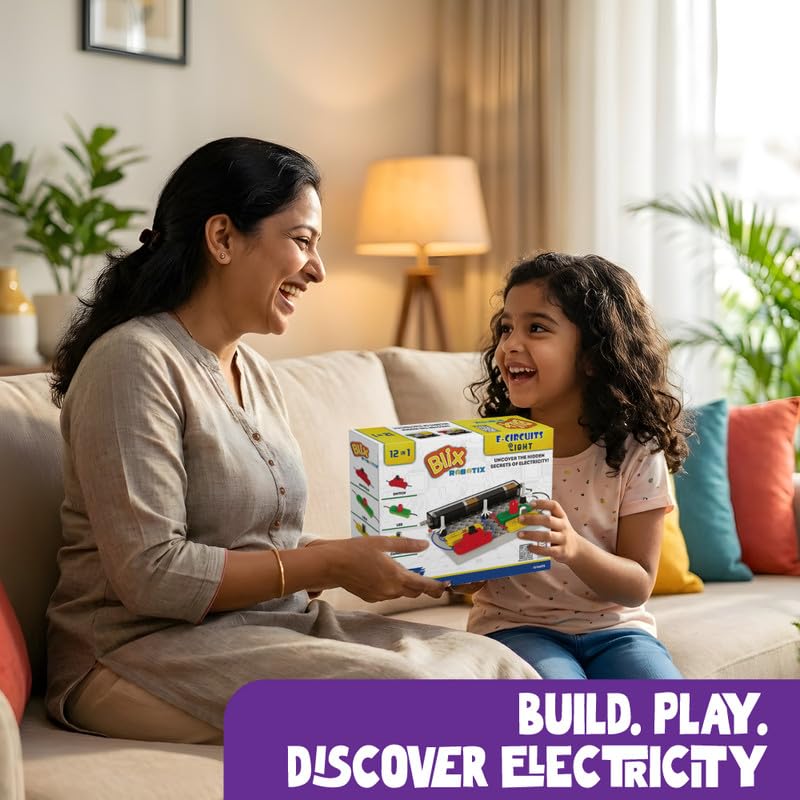 Image of Blix E-Circuits Light, STEM Robotics Toy with 18 Components for Kids Aged 8+. Educational Robotic to Teach How Light-Based Circuits Work