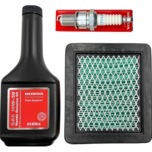 Lawnmower Tune Up Kit Compatible with Honda Lawnmower HRR216, HRB216, HRN216, HRX217, and Engine GC160, GCV160, GC190, GCV190, GS190 Genuine OEM Part