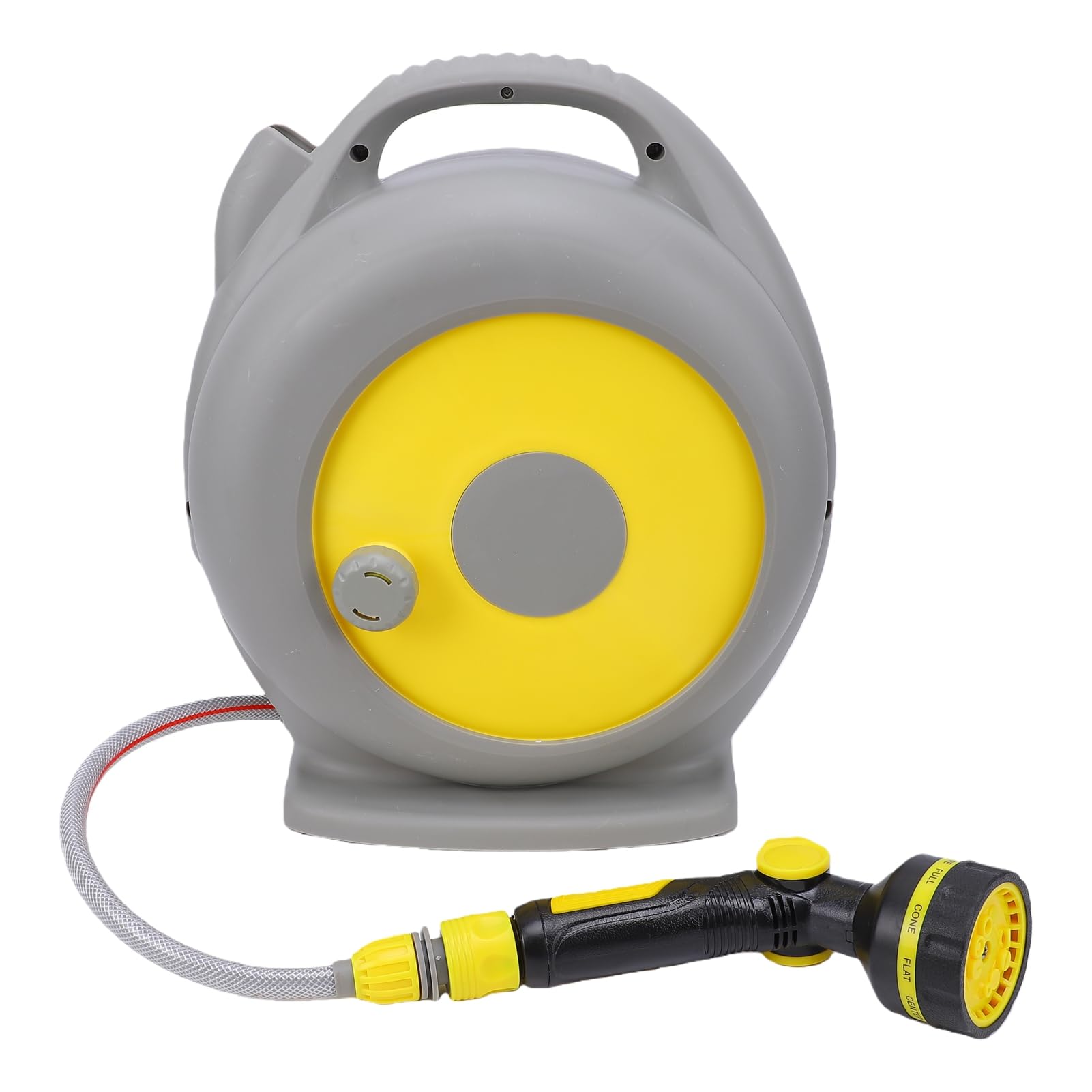 Jectse Węże Ogrodowe Zwijane Automatycznie, Pistolet Natryskowy z 10 | Water Hose Reel with Sprayer for Car Washing, Patio Cleaning