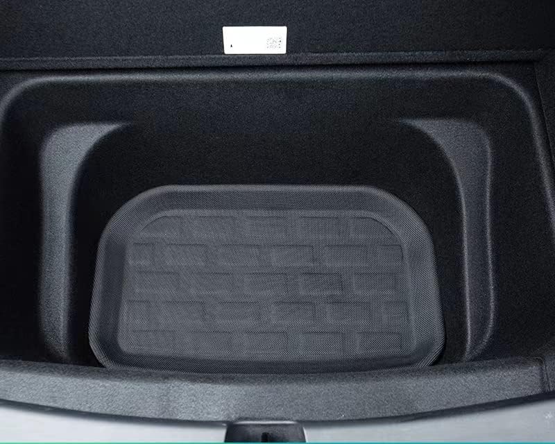 Miniatura 7 de JMIMI Juego de alfombrillas para Tesla modelo Y 2021 2022 2023, material TPE para todo tipo de clima, ajuste personalizado, alfombrillas de carga