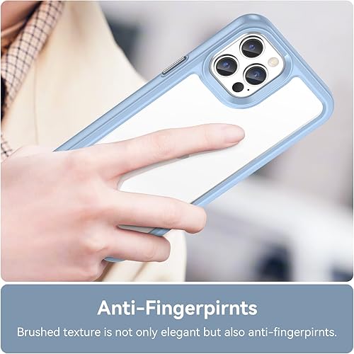 Miniatura 5 de Funda para iPhone 11 Pro, delgada, a prueba de caídas, de grado militar, protege de caídasarañazoshuellas dactilares parte trasera de acrílico