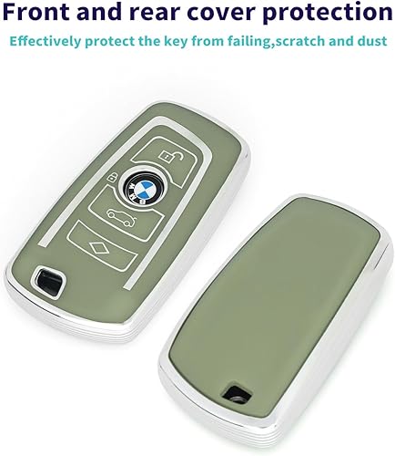 Miniatura 24 de Adecuado para llaves BMW. La funda avanzada de TPU suave es compatible con llaves X1 X3 X4 X5 X6 X7 M5 M6 1 3 4 5 6 7 GT5 GT6 llave de protección