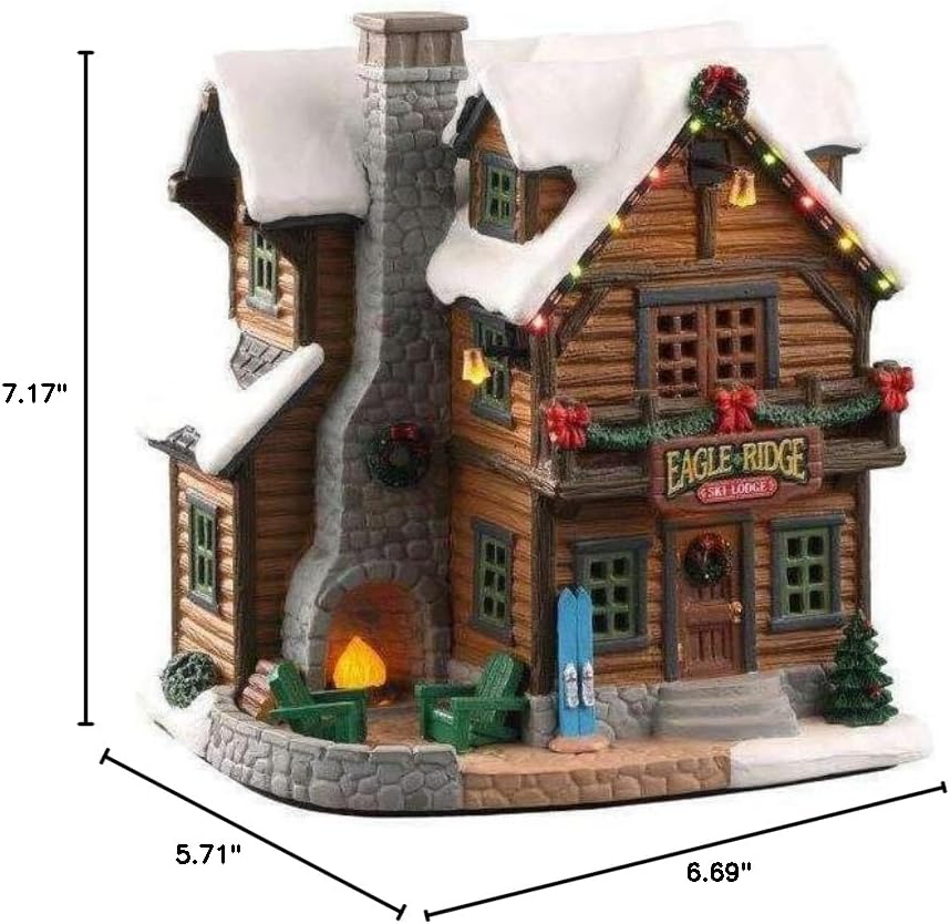 Lemax Village Collection Eagle Ridge Ski Lodge #05626