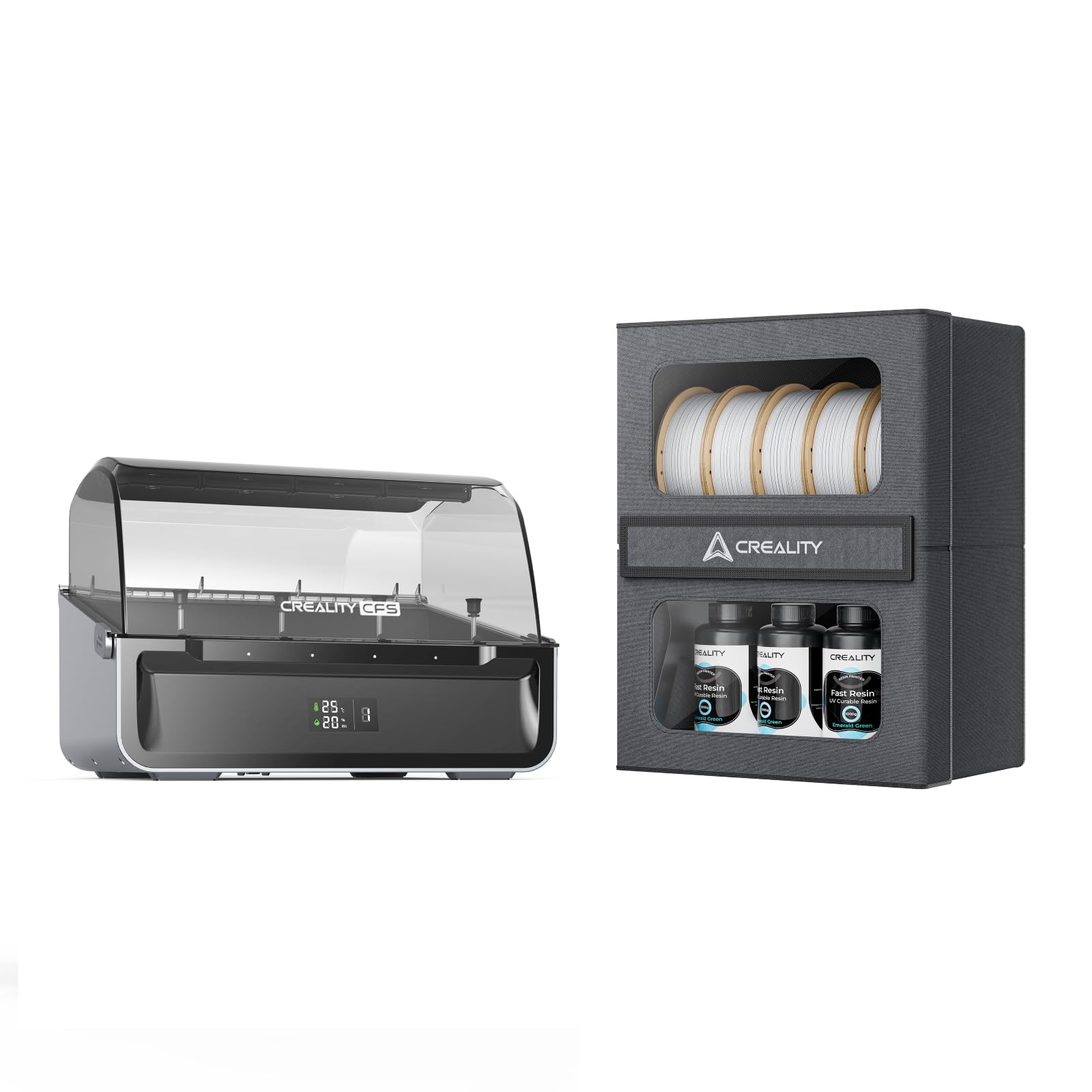 Creality CFS for K2 Plus 3D Printer, Bundle with Creality Filament Storage Box 10KG