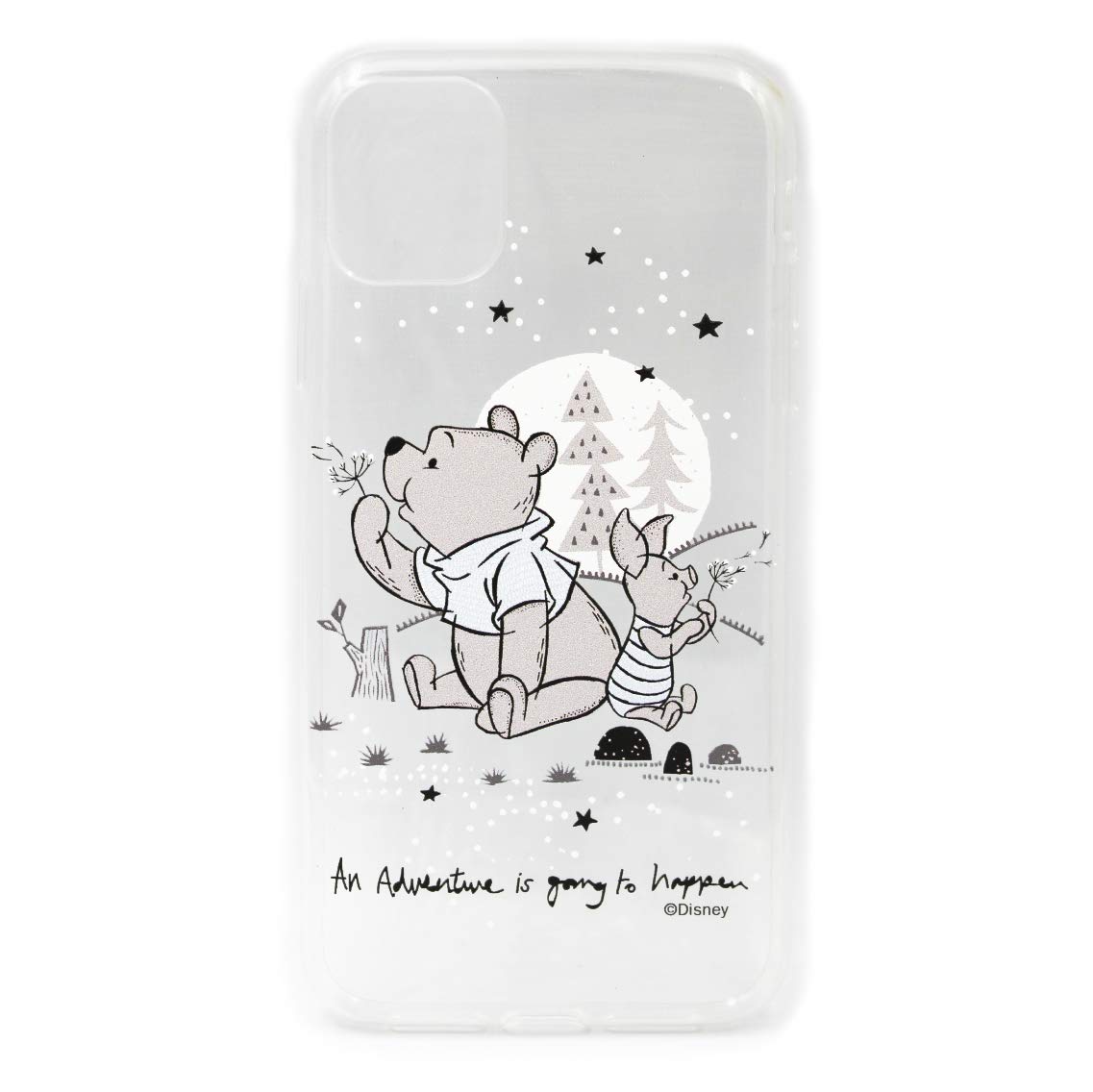 ERT Disney Winnie the Pooh Phone Case Designed for iPhone 11 - Transparent DPCPOOHPIG7296