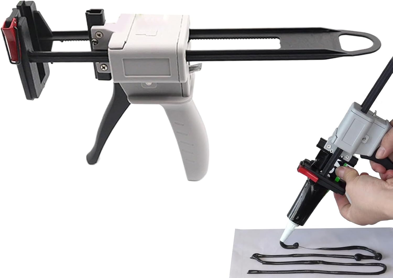 Ergonomic Manual Tube Squeezing Tool | Ergonomic Manual Glue Dispenser,Home Supplies for Industrial Marine Daily Sealant Cartridges Cream Repair Automotive Garage Hoses Farm Maintain